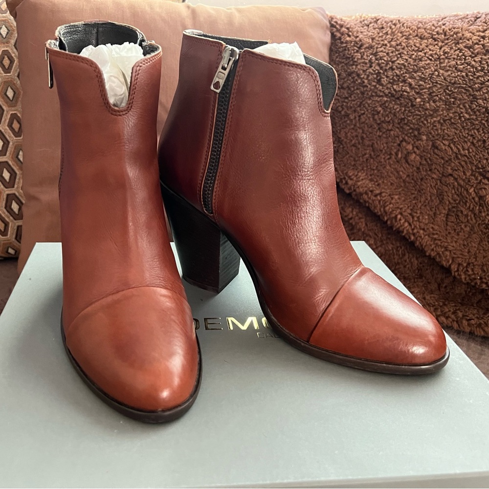 Boemos Italian leather boots, brown size 39